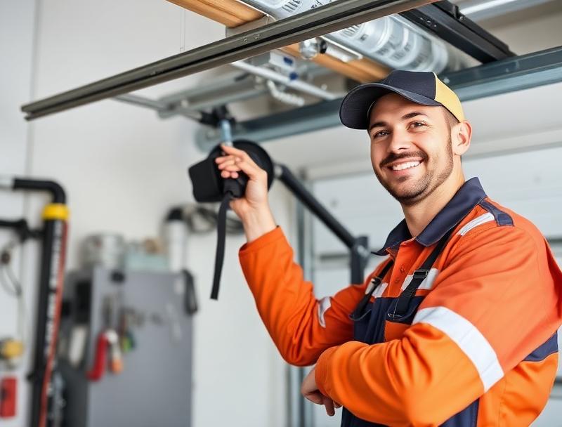 Professional garage door technician team at North Ridgeville Garage Doors